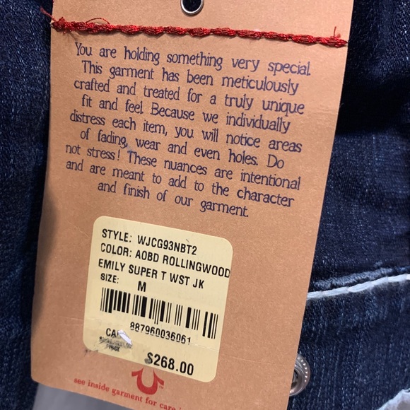 True religion Jean jacket! - Picture 4 of 5